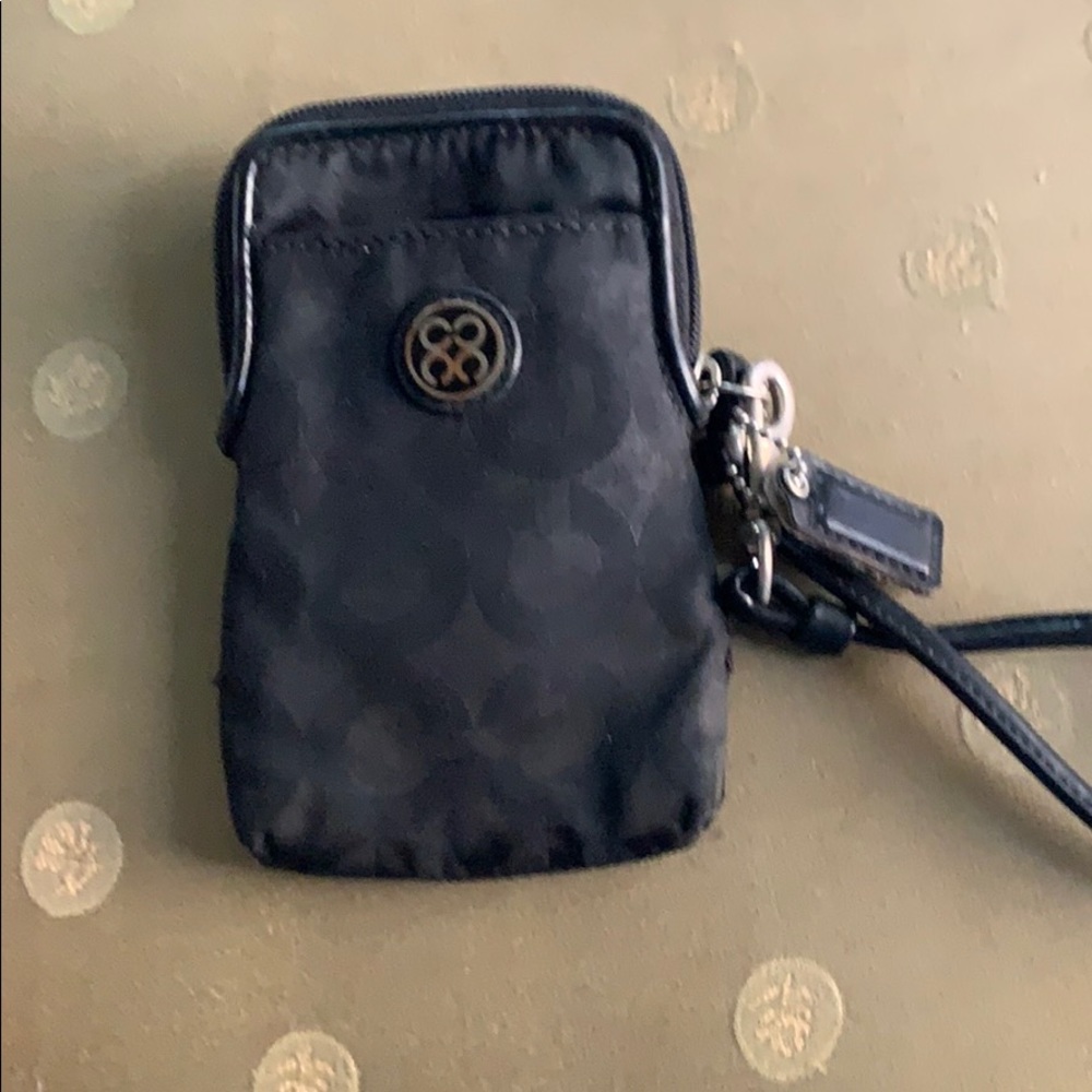 Coach wristlet/phone case